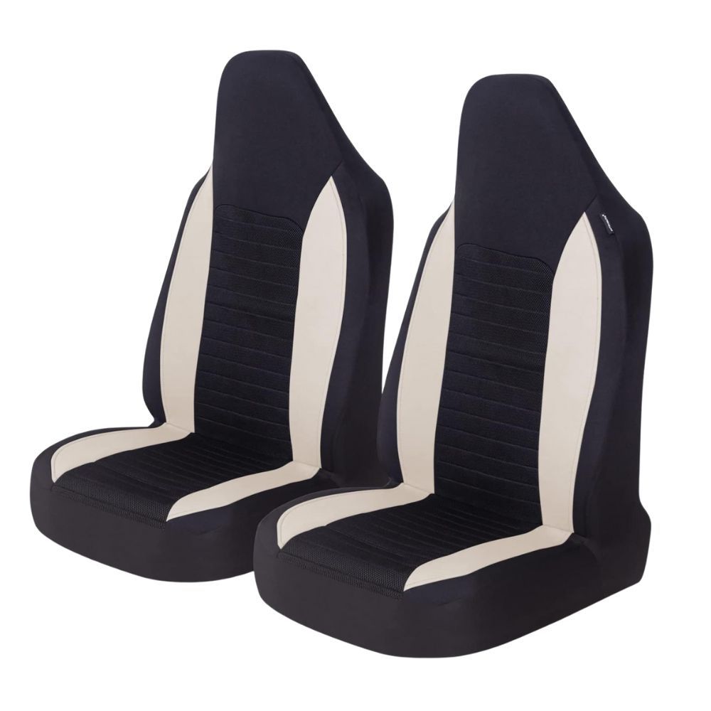 Autoyouth Front Seat Seat Cover, Barrel Type High Back Breathable Car Seat, Suitable For Cars, SUVs, Trucks