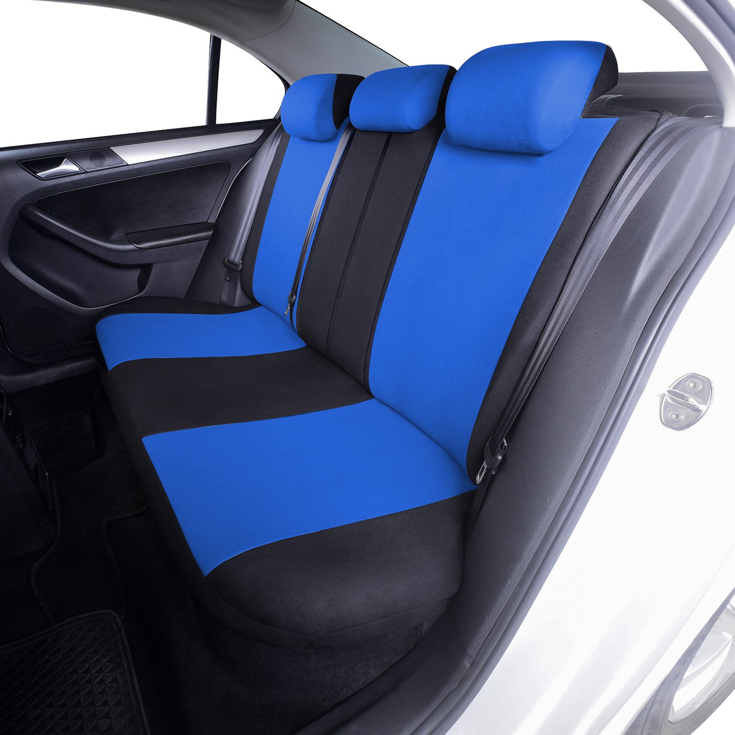 Autoyouth Polyester Full Set Universal Auto Seat Covers Pet Protector Front And Rear Split Bench For Car Truck SUV Van