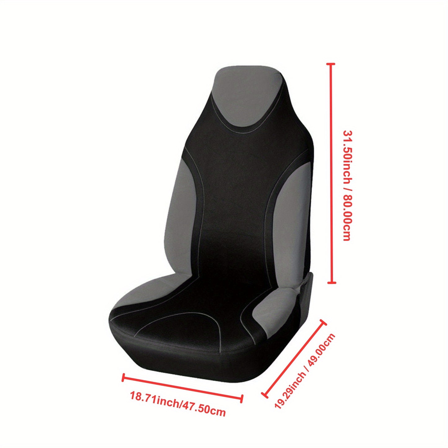 Autoyouth 2PCS Car seat cover Double front seat cover car seat cover suitable for car suv auto parts