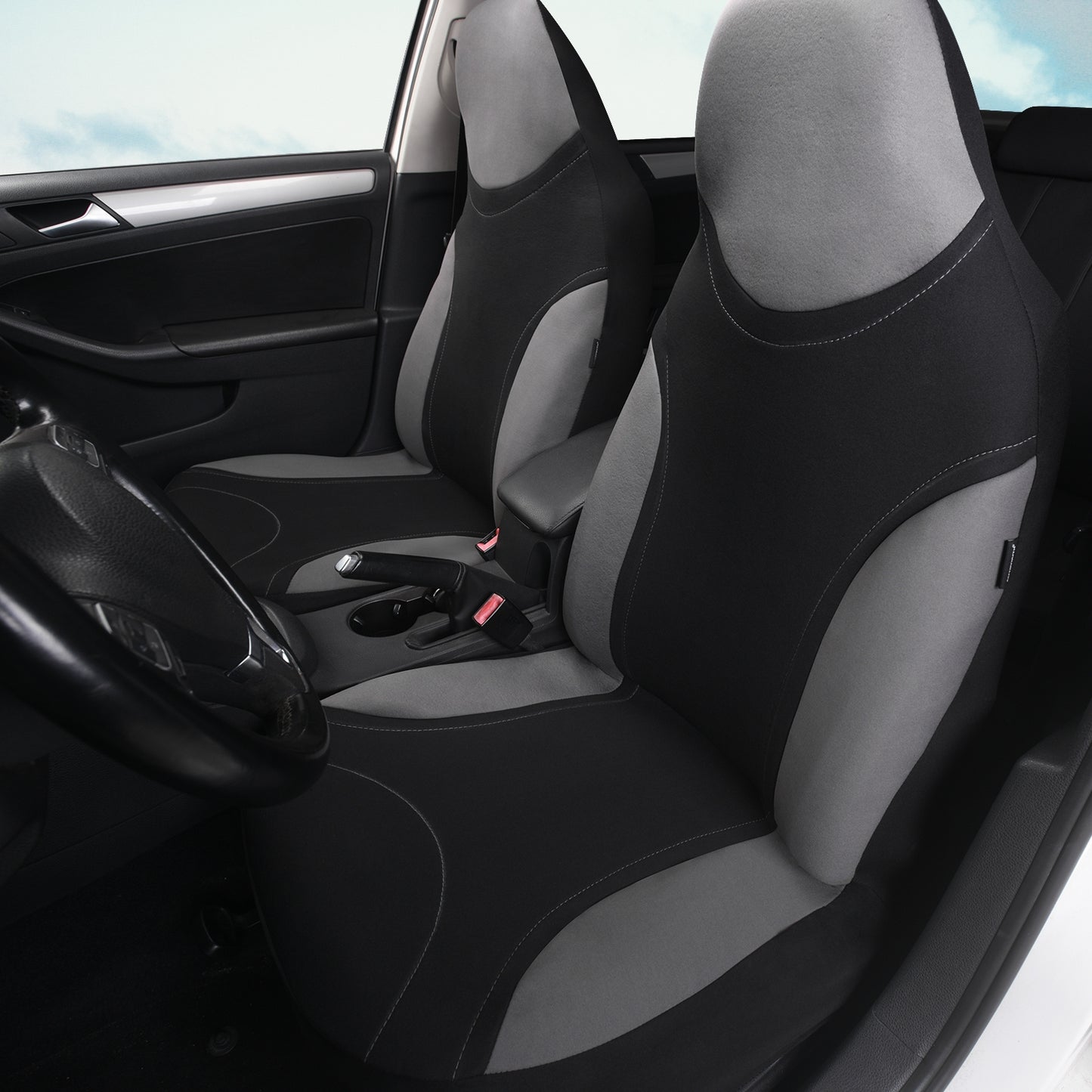 Autoyouth 2PCS Car seat cover Double front seat cover car seat cover suitable for car suv auto parts