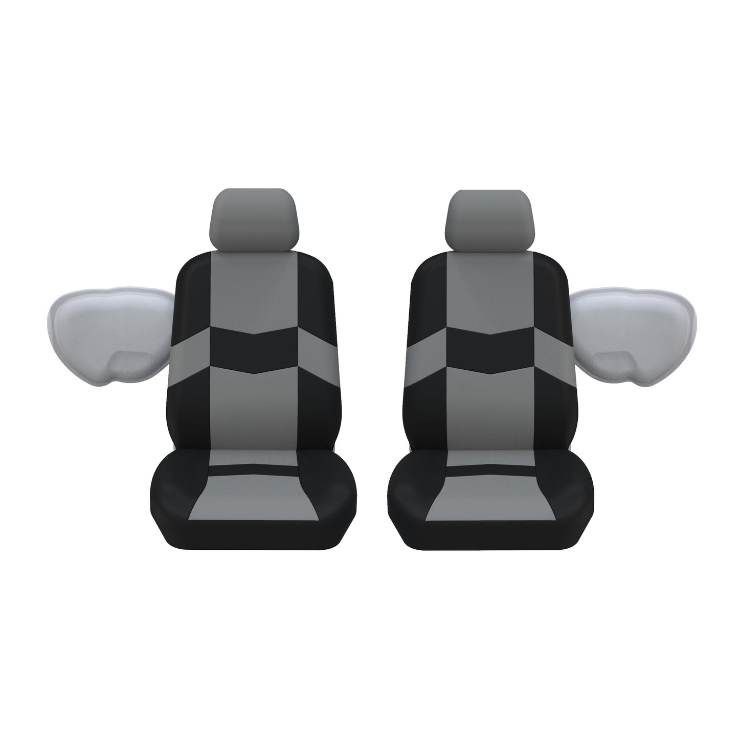 Autoyouth Polyester Full Set Universal Auto Seat Covers Pet Protector Front And Rear Split Bench For Car Truck SUV Van