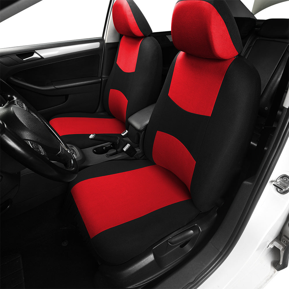 Autoyouth Car Seat Covers Full Set, Breathable Polyester Automotive Front and Rear Seat Covers, Automotive Seat Cover, Compatible with Most Cars