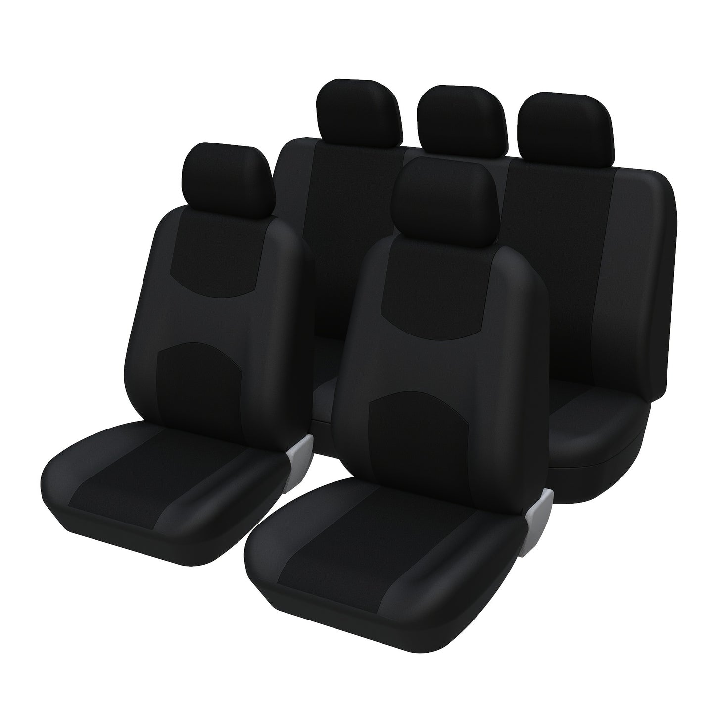 Autoyouth Car Seat Covers Full Set, Breathable Polyester Automotive Front and Rear Seat Covers, Automotive Seat Cover, Compatible with Most Cars