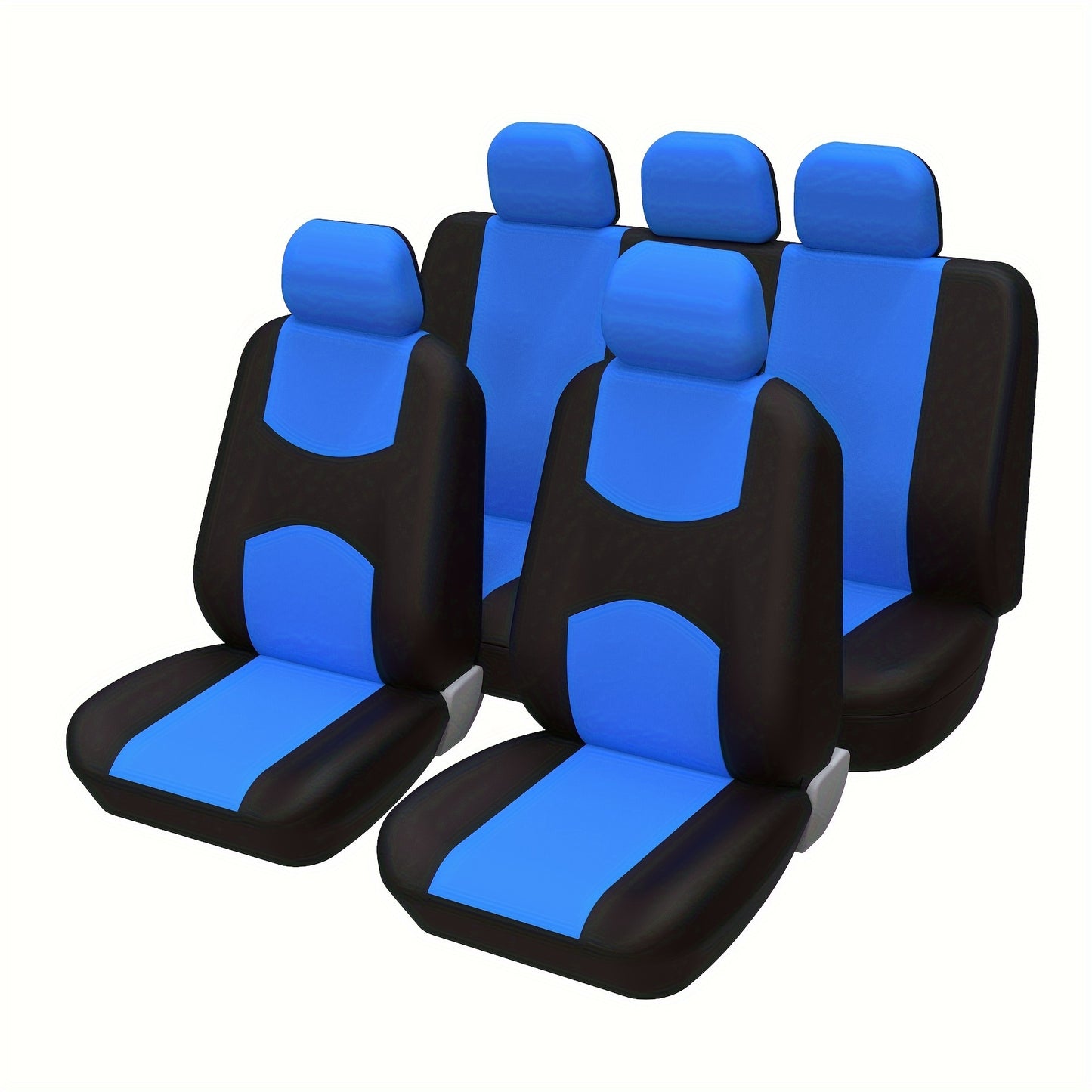 Autoyouth Car Seat Covers Full Set, Breathable Polyester Automotive Front and Rear Seat Covers, Automotive Seat Cover, Compatible with Most Cars