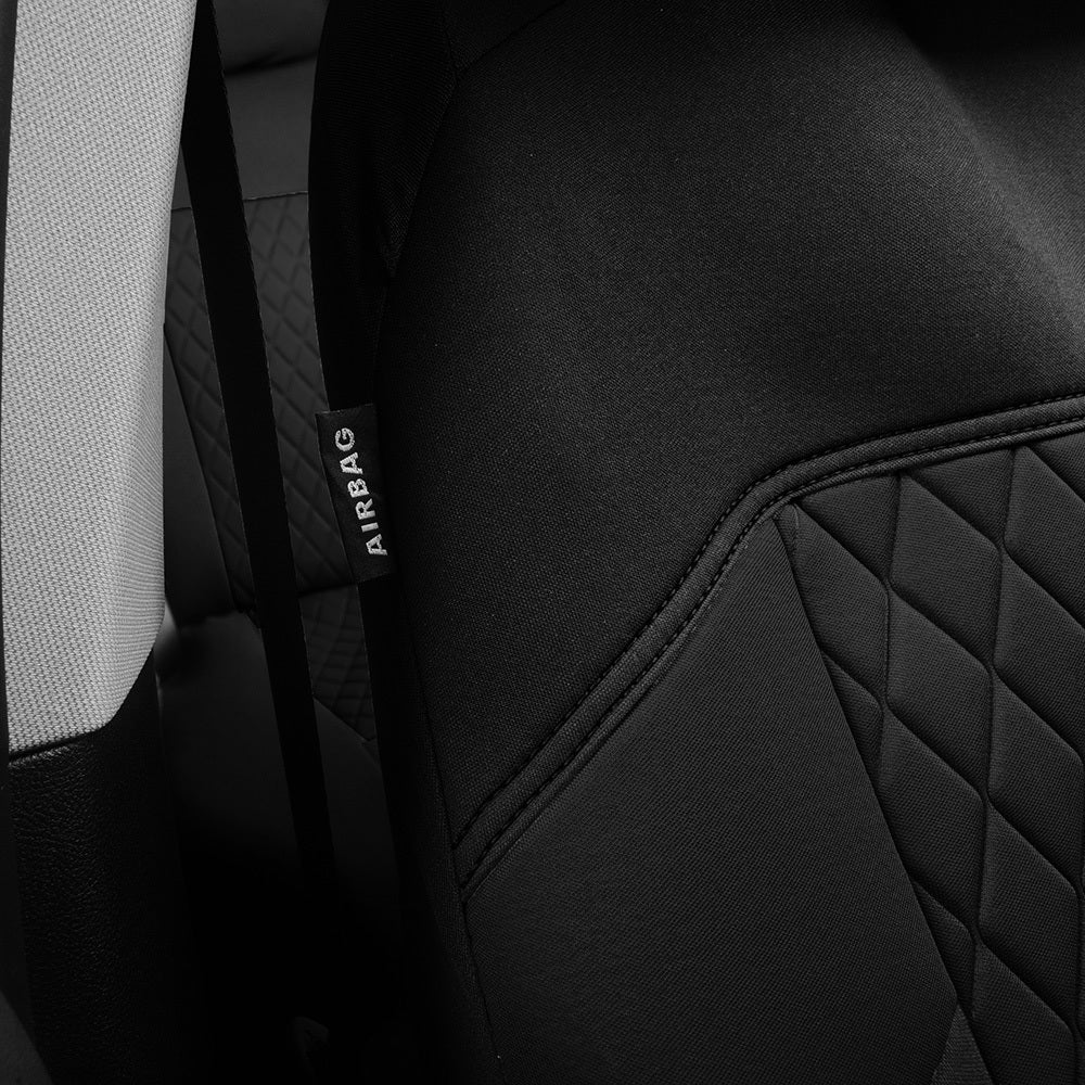 Autoyouth Universal Fit Auto Car Seat Covers Set: Front Bucket Seat Cover Polyester, Full Set Automotive Seat Protectors for Sedan, Truck, SUV - Achieve Stylish Protection with Car Chair Accessories