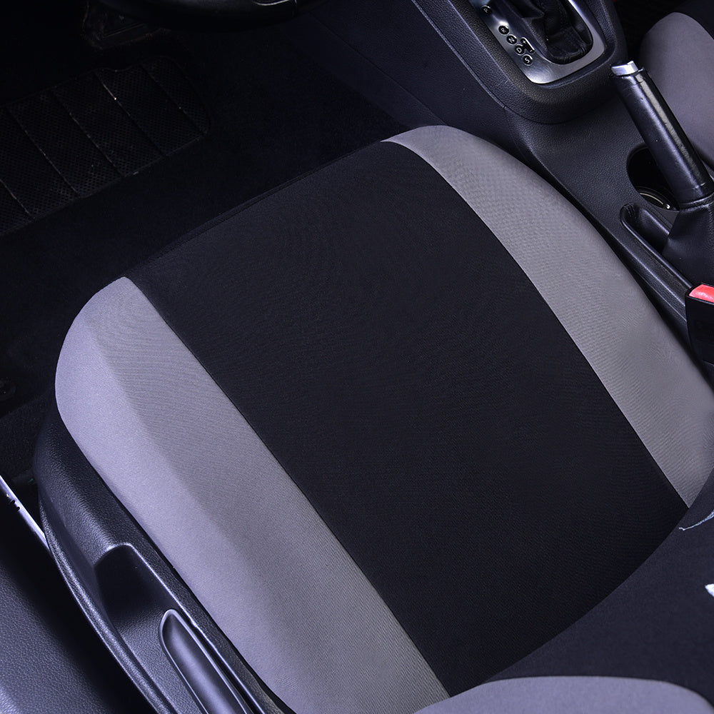 Autoyouth Universal Fit Auto Car Seat Covers Set Front Bucket Seat Covers Made of Polyester, Full Set Automotive Seat Protectors for Sedan, Truck, SUV for Enhancing Your Car Interior with Stylish Protection