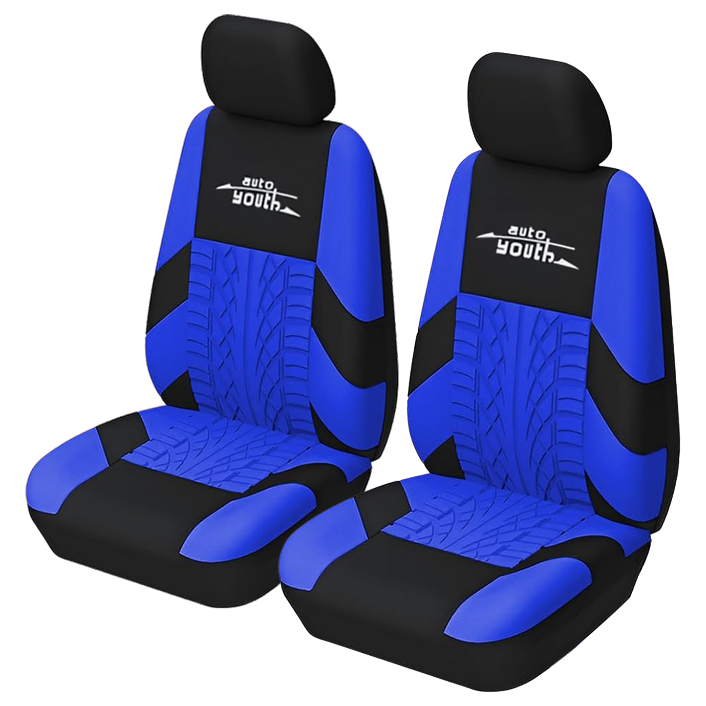 Autoyouth custom car seat covers polyester universal orange