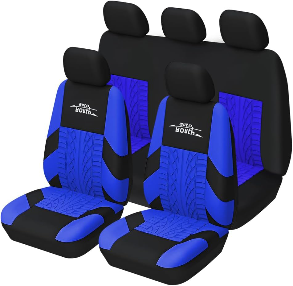 capas de assento de carro personalizadas poliéster universal cinza