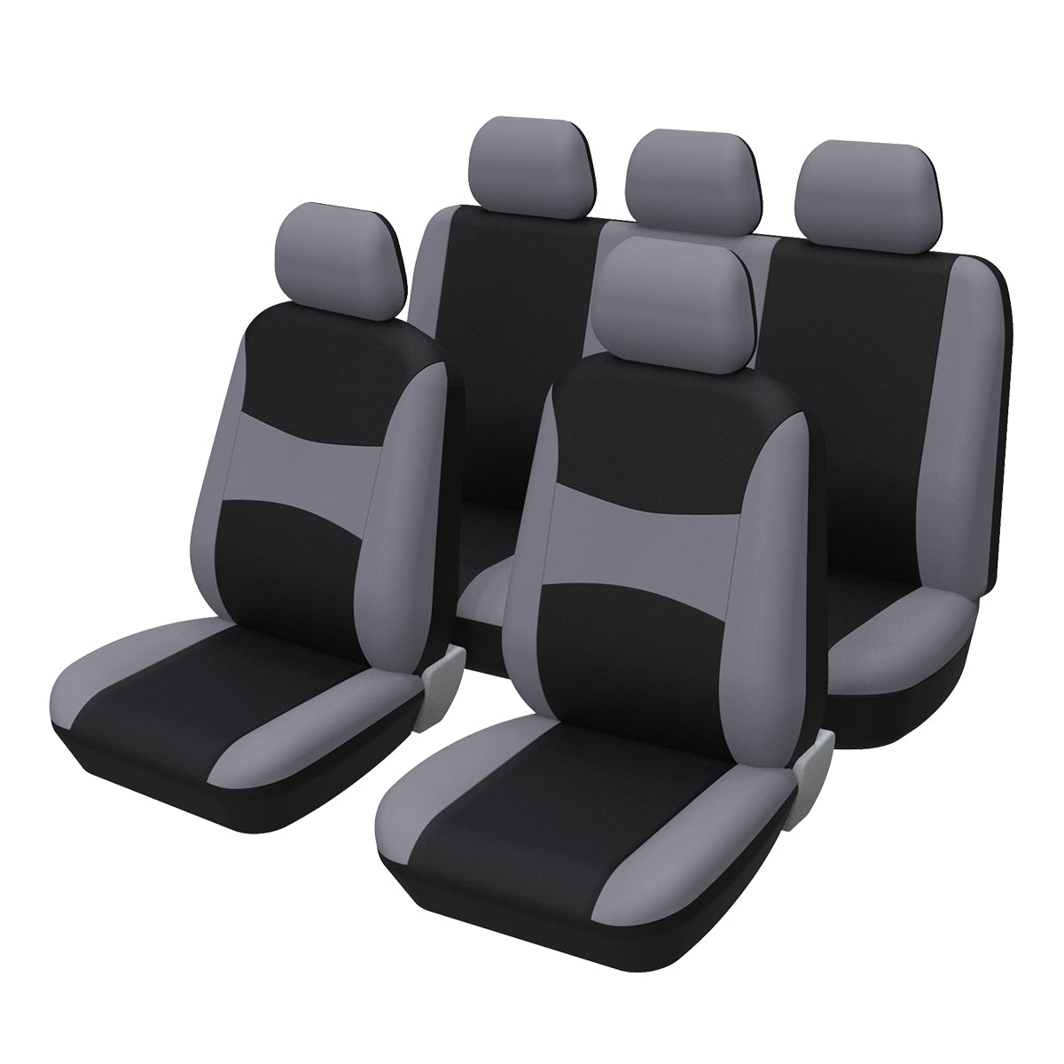 Autoyouth 9PCS Car Seat Cover Full Universal Size Seat Cover Elastic Side Car Interior for Most Cars