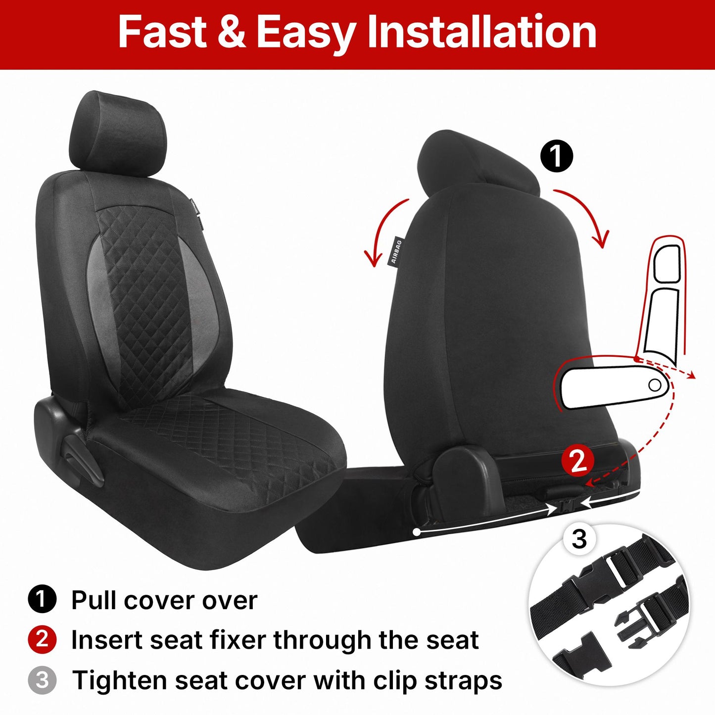 Oxford Cloth Car Seat Covers