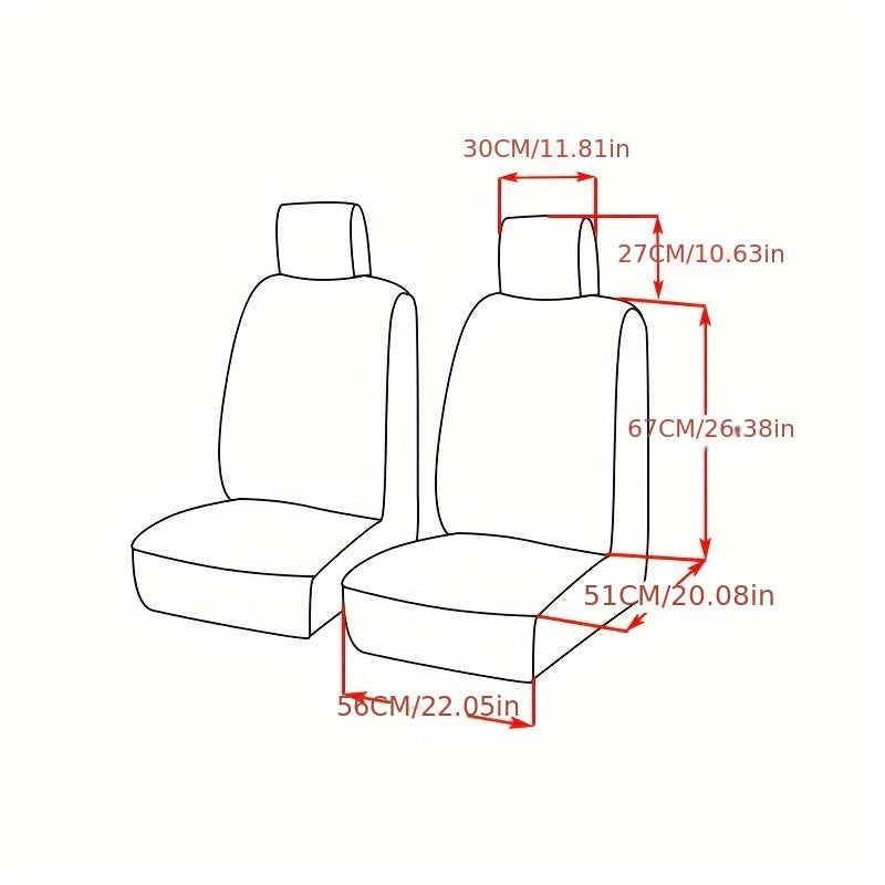 Capas para assentos de carro Capas para assentos com estampa de chita em dois tons Capas Acessórios para carros para a maioria dos carros, caminhões, SUVs ou vans
