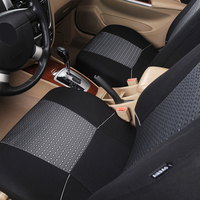 Autoyouth Car Seat Covers Universal Fit Jacquard +Polyester Fabric Automobiles Seat Cover Interior Accessories Seat Protector