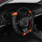 Microfiber Leather  Steering Wheel Cover Soft Padding Durable Universal 15 Inch