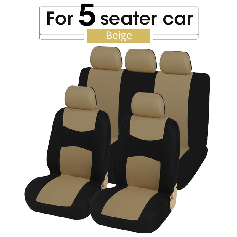 Autoyouth Car Seat Covers Airbag compatible Fit Most Car, Truck, SUV, or Van 100% Breathable with 2 mm Composite Sponge Polyester Cloth