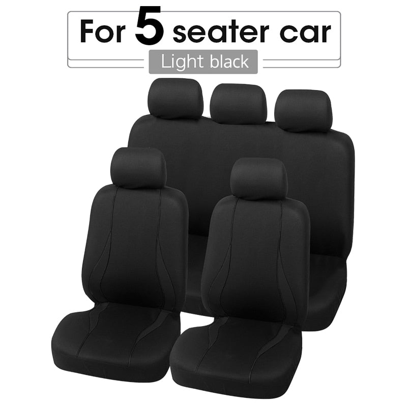 Autoyouth Car Seat Covers Airbag compatible Fit Most Car, Truck, SUV, or Van 100% Breathable with 2 mm Composite Sponge Polyester Cloth