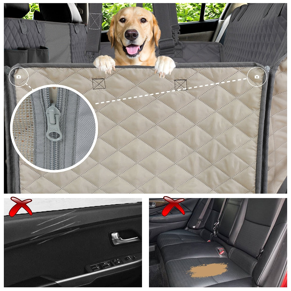 Autoyouth PETRAVEL Dog Car Seat Cover Waterproof Pet Travel Dog Carrier Hammock Car Rear Back Seat Protector Mat Safety Carrier For Dogs
