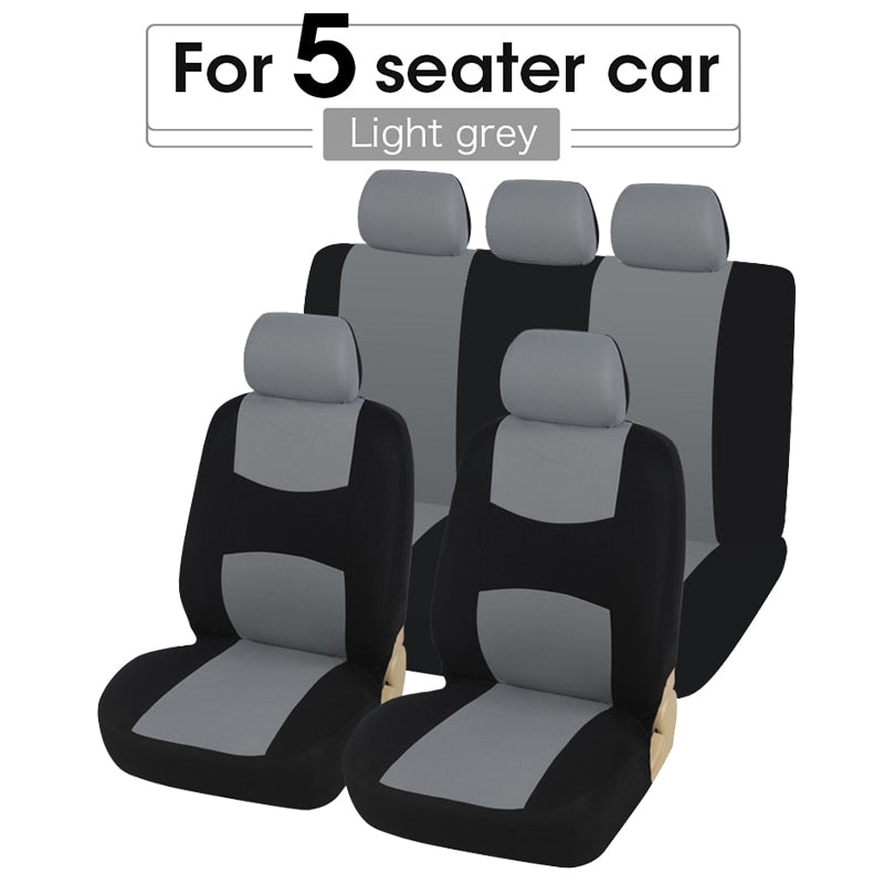 Autoyouth Car Seat Covers Airbag compatible Fit Most Car, Truck, SUV, or Van 100% Breathable with 2 mm Composite Sponge Polyester Cloth