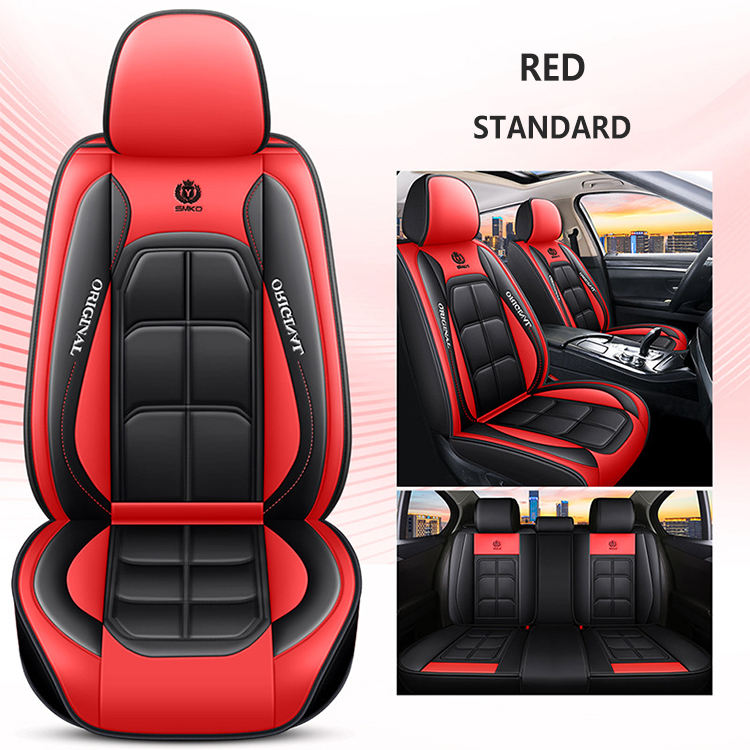 Autoyouth Luxury Waterproof Leather Car Seat Cover Full Set Universal Car Seat Covers