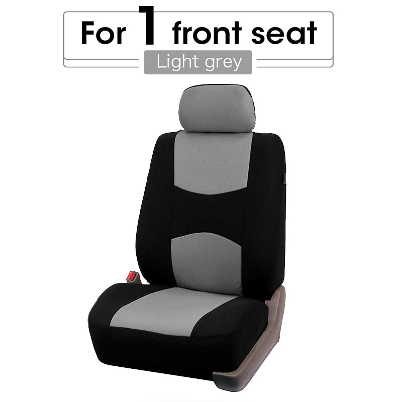 Autoyouth Car Seat Cover T-Shirt Black Universal For Chevrolet Onix For Hyundai HB20 Universal Interior Accessories For 1/2/5/7 seats Cars