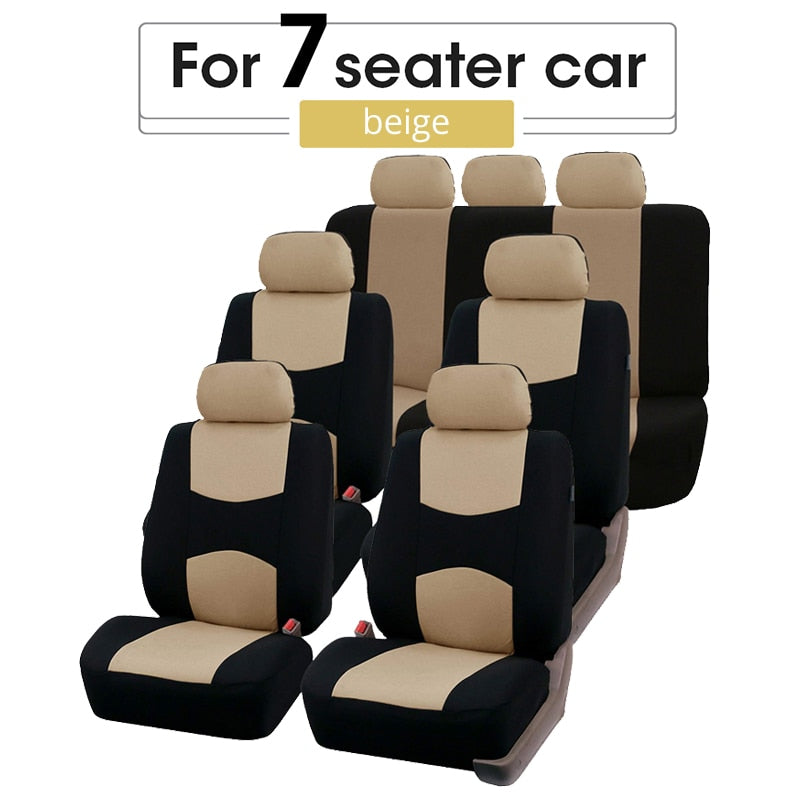 Autoyouth Car Seat Cover T-Shirt Black Universal For Chevrolet Onix For Hyundai HB20 Universal Interior Accessories For 1/2/5/7 seats Cars