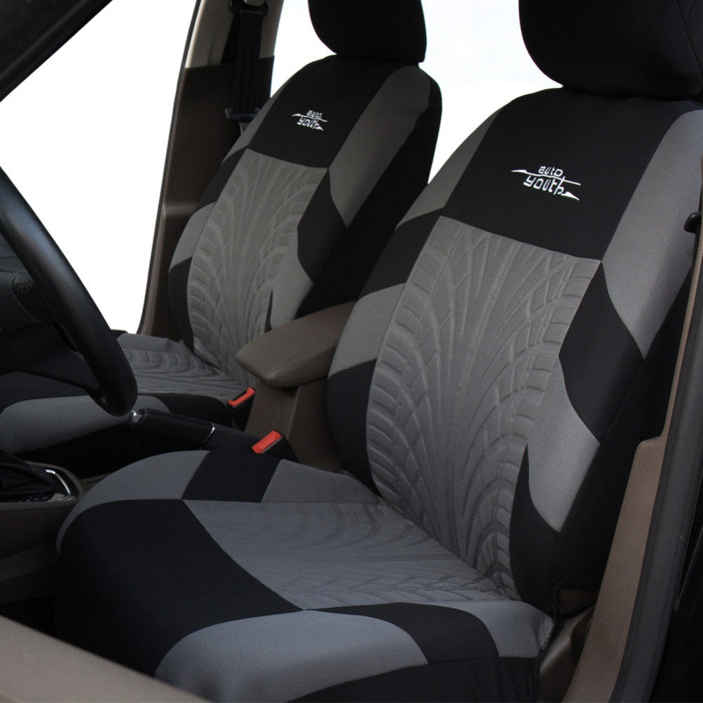 Autoyouth Universal Seats Covers High Quality Covers Car Interior Suitable for Two Rows of Seats (Double Front Seats and 2+1 Seats)