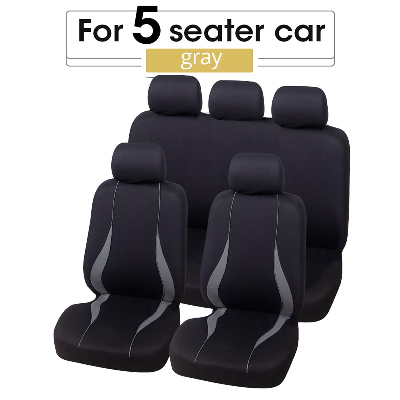 Autoyouth Car Seat Covers Airbag compatible Fit Most Car, Truck, SUV, or Van 100% Breathable with 2 mm Composite Sponge Polyester Cloth