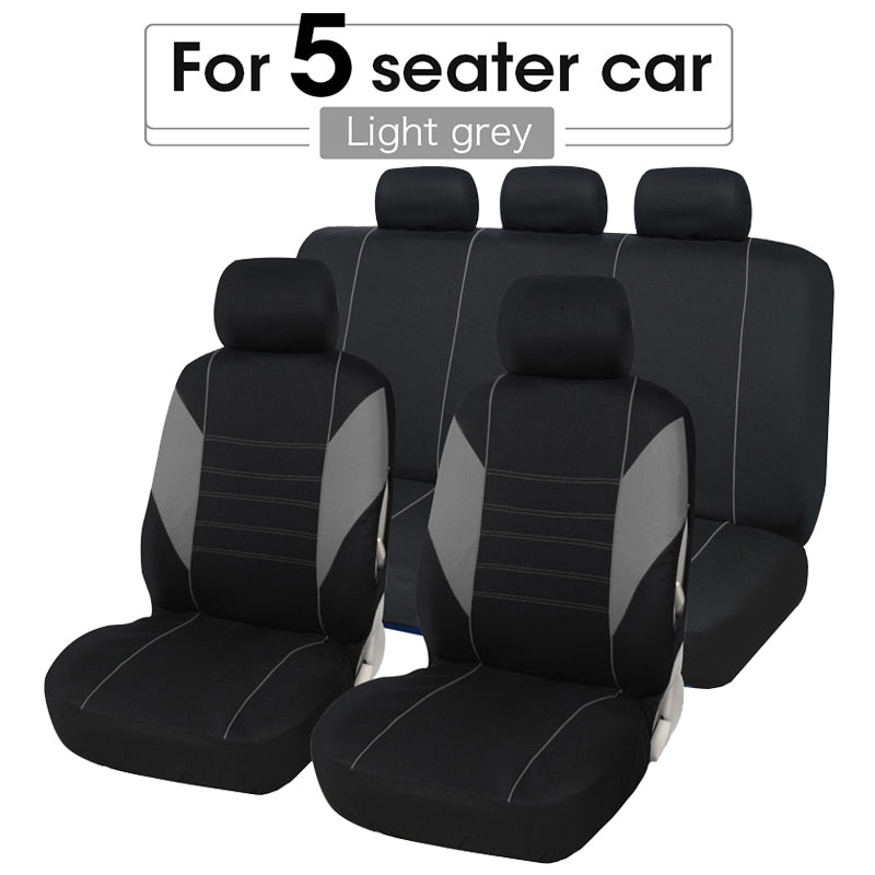 Autoyouth Car Seat Covers Airbag compatible Fit Most Car, Truck, SUV, or Van 100% Breathable with 2 mm Composite Sponge Polyester Cloth