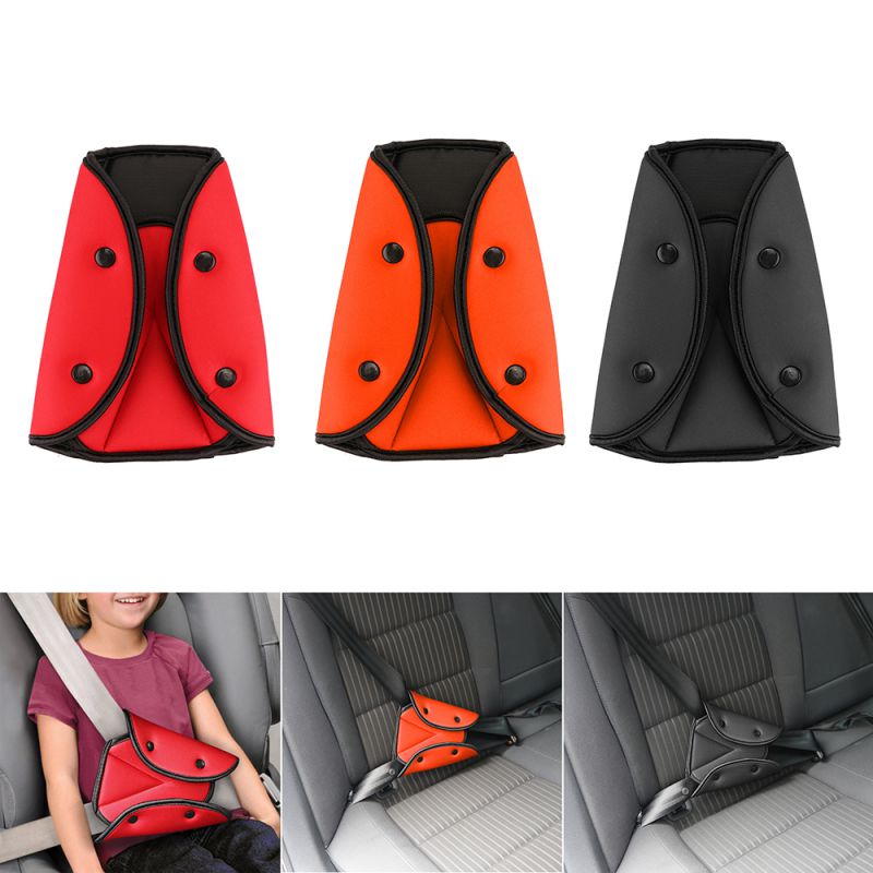 Autoyouth Car Seat Safety Belt Cover Pad Baby Child Product Seat Belt Adjustment Holder Triangle Safety Seat Belt Pad Clips For Kids