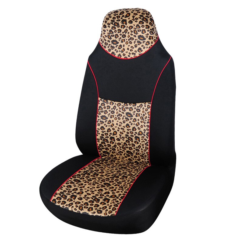 AUTOYOUTH Seat Covers Universal Fit Most Vans Trucks Zebra Style for Single Driver and Double Passenger Car Seat 2+1