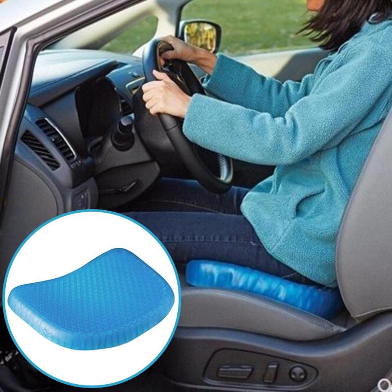 Autoyouth Gel Car Seat Cushion Breathable Honeycomb Design Seat Cushions Tailbone Pain Relief Seat Cushion For Office Home Desk Chair