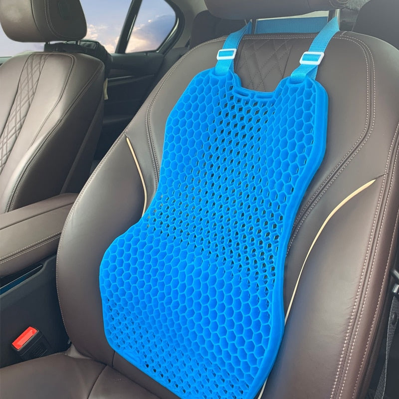 Autoyouth Gel Car Seat Cushion Breathable Honeycomb Design Seat Cushions Tailbone Pain Relief Seat Cushion For Office Home Desk Chair
