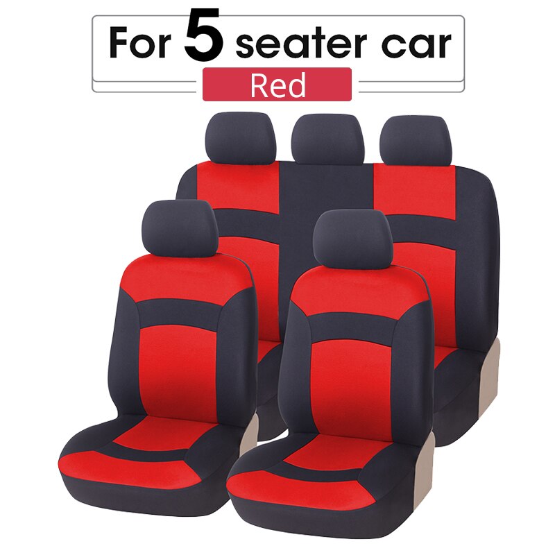 Universal Car Seat Covers Airbag Compatible Auto Cushion Protectors For Vaz 2110 For Hyundai i800 For Citroen C1 For 2005 Clio