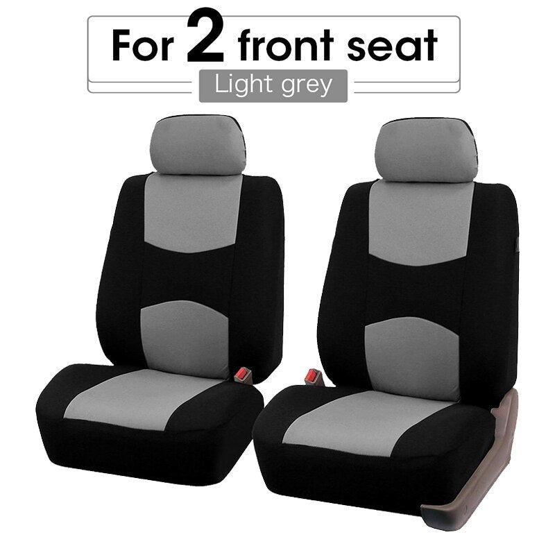 Universal Car Seat Covers Airbag Compatible Auto Cushion Protectors For Vaz 2110 For Hyundai i800 For Citroen C1 For 2005 Clio