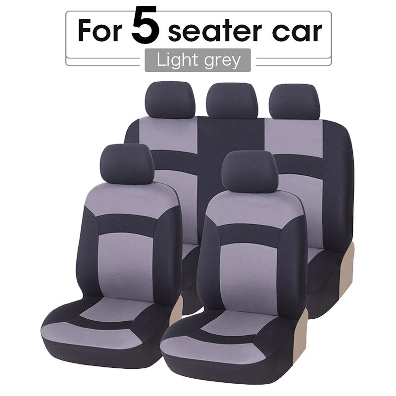 Autoyouth Universal Car Seat Covers Airbag Compatible Auto Cushion Protectors For Vaz 2110 For Hyundai i800 For Citroen C1 For 2005 Clio