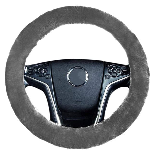 Autoyouth Bling Steering Wheel Cover for Women, PU Leather Car Steering Covers with Crystal Rhinestones Universal for 37-38cm