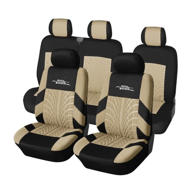 Autoyouth Car Seat Covers (Double Front Seats and 2+1 Seats) For Chevrolet Onlx Plus For Fiat Strada For Truck For SUV Fashion Style