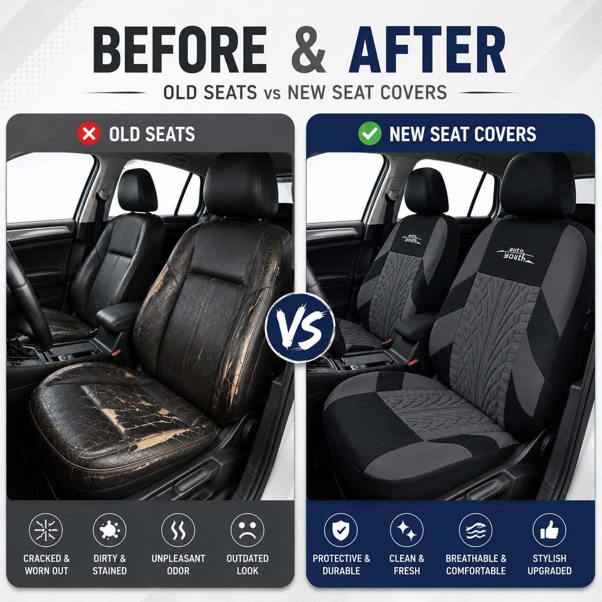 3D Embossed Seat Covers