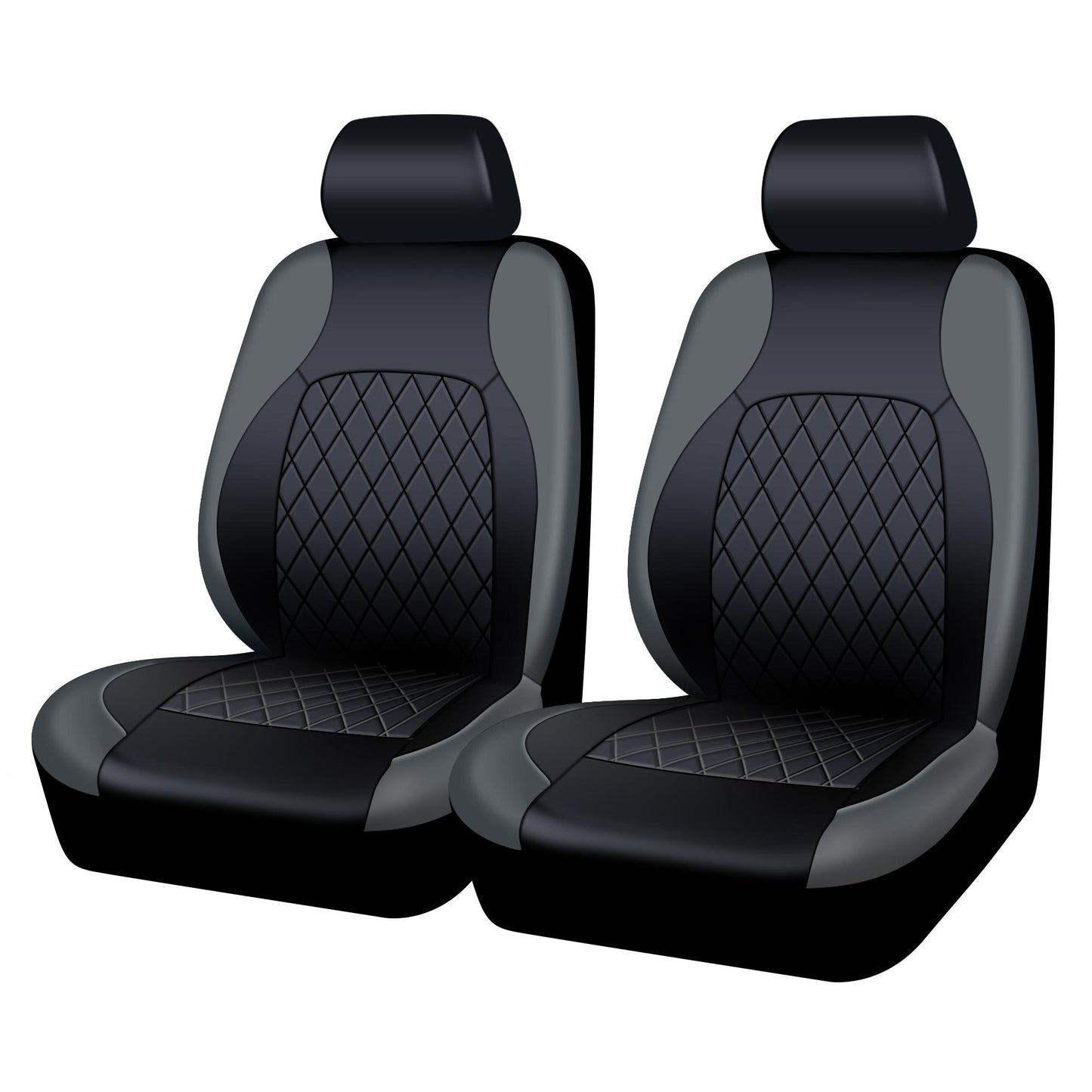 PU Leather Car Seat Covers Front Set
