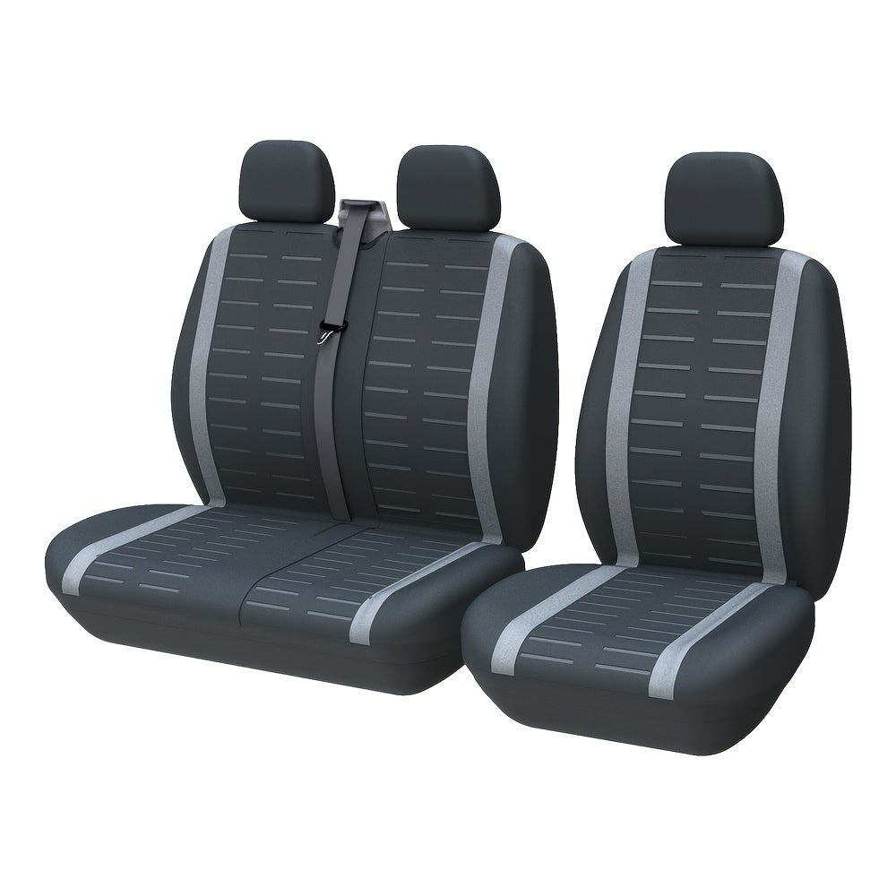 1+2 Seat Covers For Transporter For Ford Transit Van Truck Lorry For Renault For Peugeot For Opel