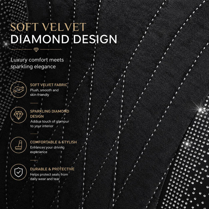 Bling Rhinestone Car Seat Covers