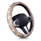 Leopard Bling Crystal Steering Wheel Cover
