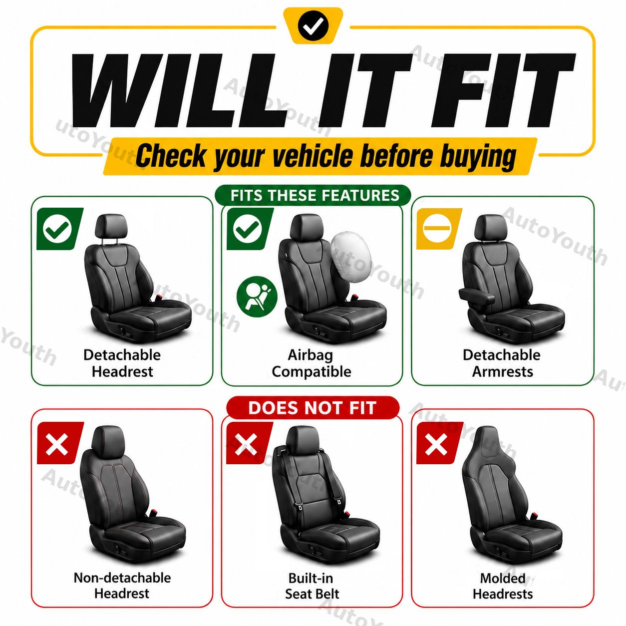 PU Leather Car Seat Covers