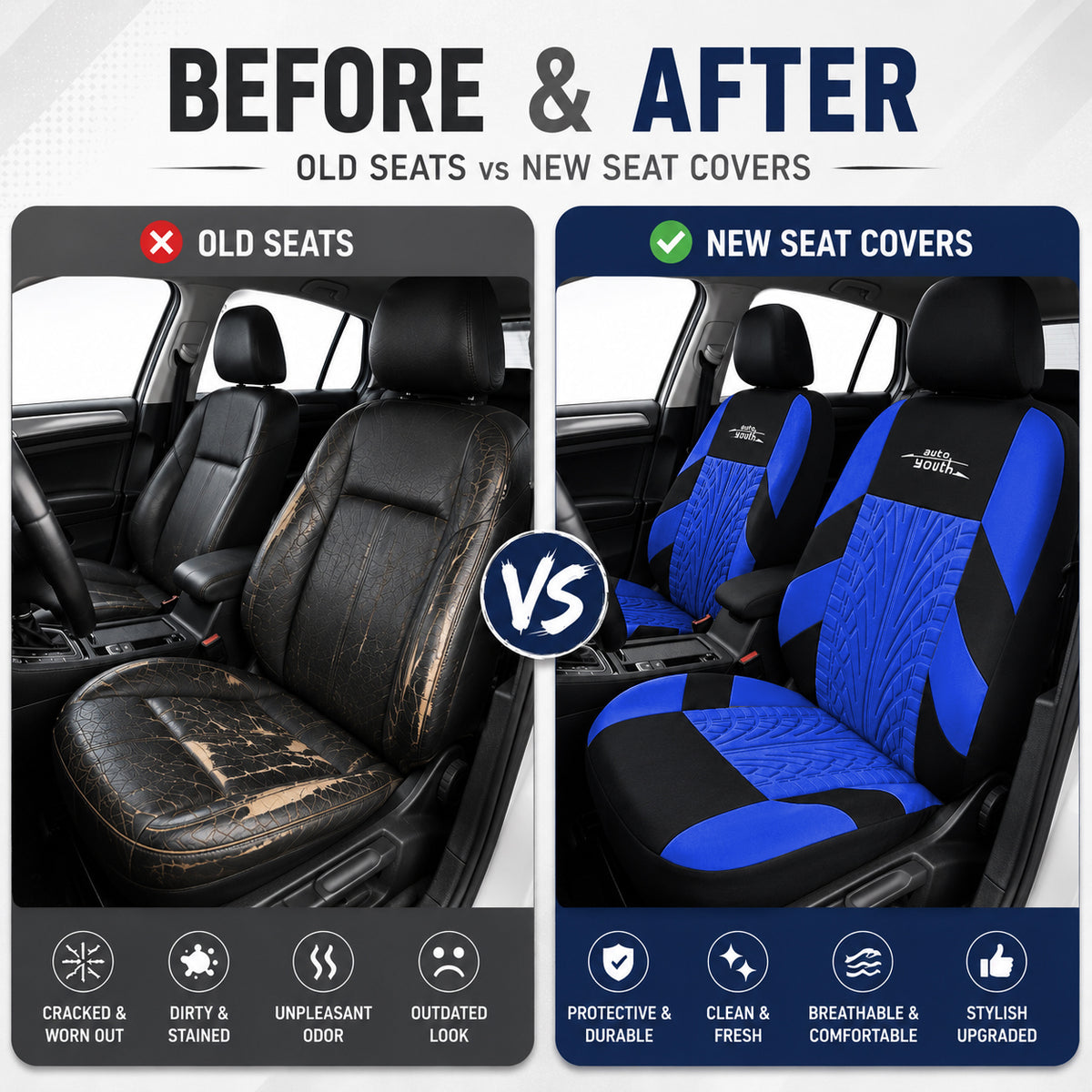 3D Embossed Seat Covers