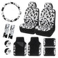 Cute Cow Pattern Car Seat Covers Set