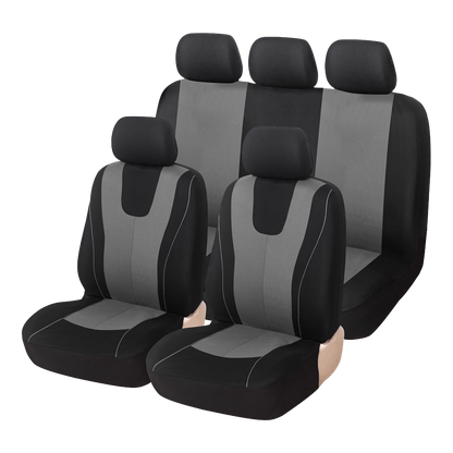 Universal Car seat Cover fabric for 5 seat Gray