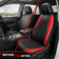 PU Leather Car Seat Covers Front Set