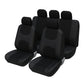 Car Seat Covers Full Set, Breathable Polyester Automotive Front and Rear Seat Covers, Automotive Seat Cover, Compatible with Most Cars