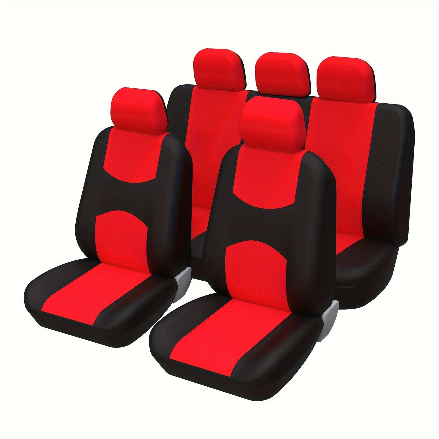 Car Seat Covers Full Set, Breathable Polyester Automotive Front and Rear Seat Covers, Automotive Seat Cover, Compatible with Most Cars