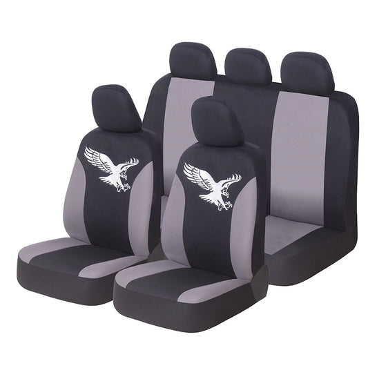 Autoyouth Universal Fit Auto Car Seat Covers Set Front Bucket Seat Covers Made of Polyester, Full Set Automotive Seat Protectors for Sedan, Truck, SUV for Enhancing Your Car Interior with Stylish Protection