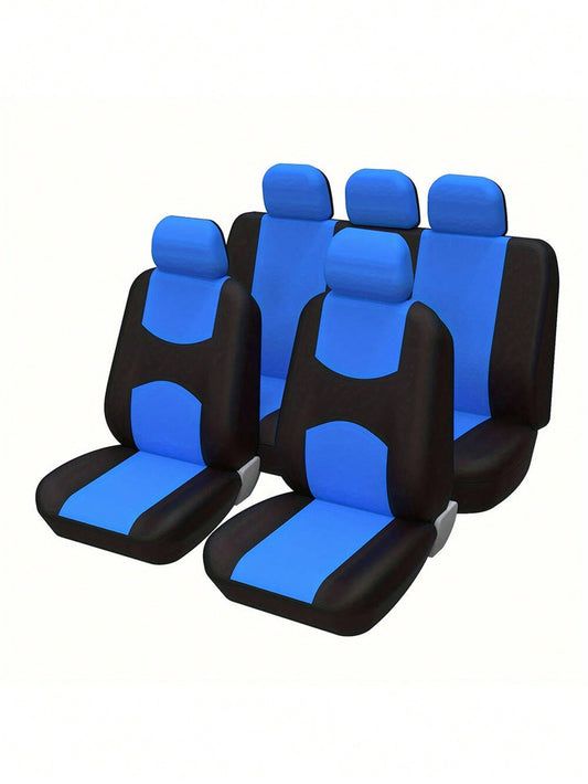 Autoyouth 5 Seat Car Seat Covers Full Set Polyester Breathable Automotive Front And Rear Seat Covers Universal For 90% Car